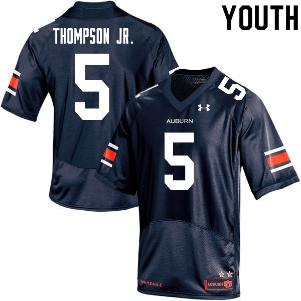 Youth Auburn Tigers #5 Chris Thompson Jr. Navy 2020 College Stitched Football Jersey
